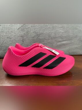 Men's adidas PureChill Runner Shoes Lucid Pink Black Beach Casual KI0065 Size 13